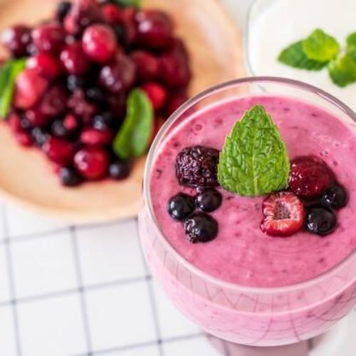 Blueberry milkshake recipe