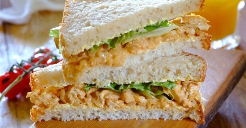 chicken mayonnaise sandwich